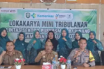 Babinsa Koramil 1015-01/Mentaya Hilir Selatan Hadiri Lokakarya Mini Lintas Sektoral